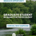 Graduate Student (MS or PhD) in Quantitative Ecology
